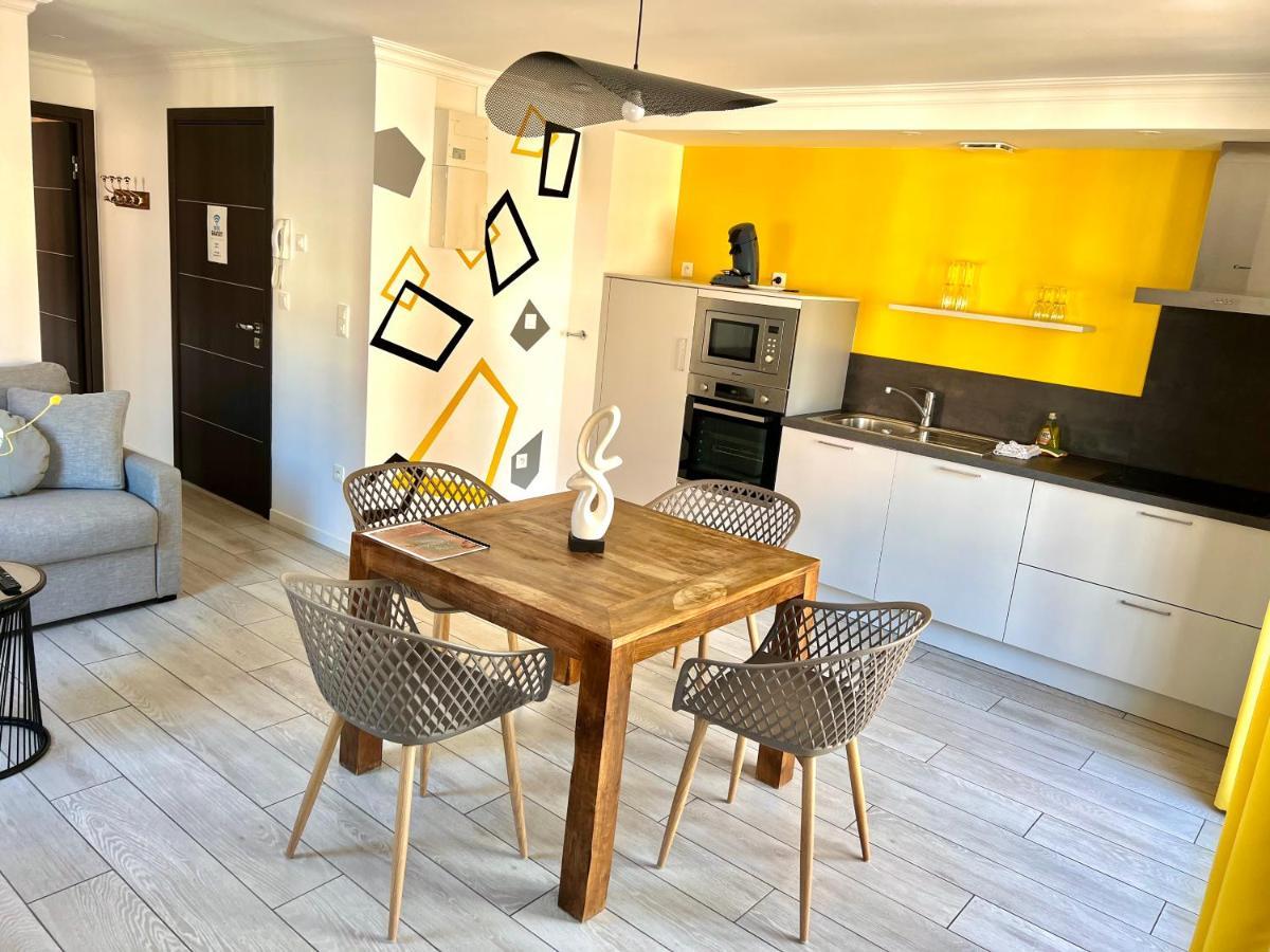 Plage A 50M Appartement Reves Etoiles Villa Les Bains De Mers المظهر الخارجي الصورة