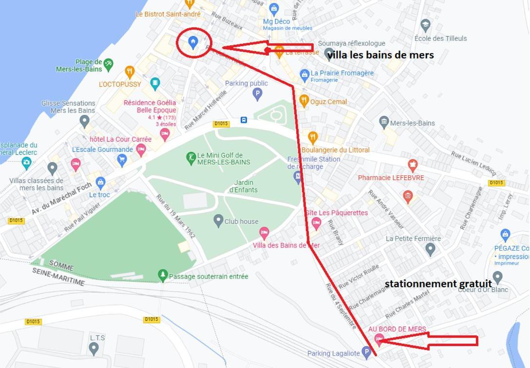 Plage A 50M Appartement Reves Etoiles Villa Les Bains De Mers المظهر الخارجي الصورة